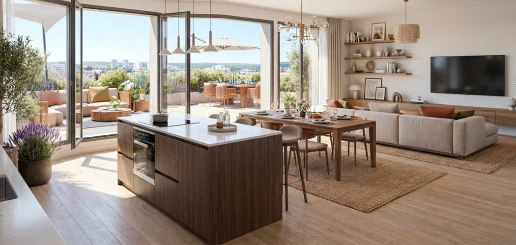 Programme immobilier neuf CLOS SAINT LOUIS - Acte IV : Résidences Ourches - Saint-Germain-en-Laye duplex et triplex avec jardins (78100) - Référence : 17359