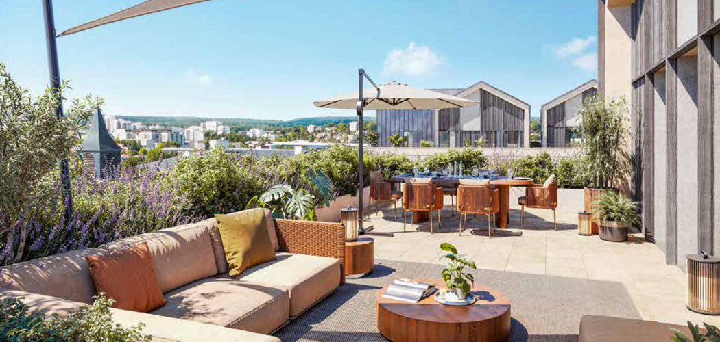 Programme immobilier neuf CLOS SAINT LOUIS - Acte IV : Résidences Ourches - Saint-Germain-en-Laye duplex et triplex avec jardins (78100) - Référence : 17359