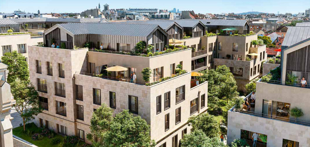 Programme immobilier neuf CLOS SAINT LOUIS - Acte IV : Résidences Ourches - Saint-Germain-en-Laye duplex et triplex avec jardins (78100) - Référence : 17359