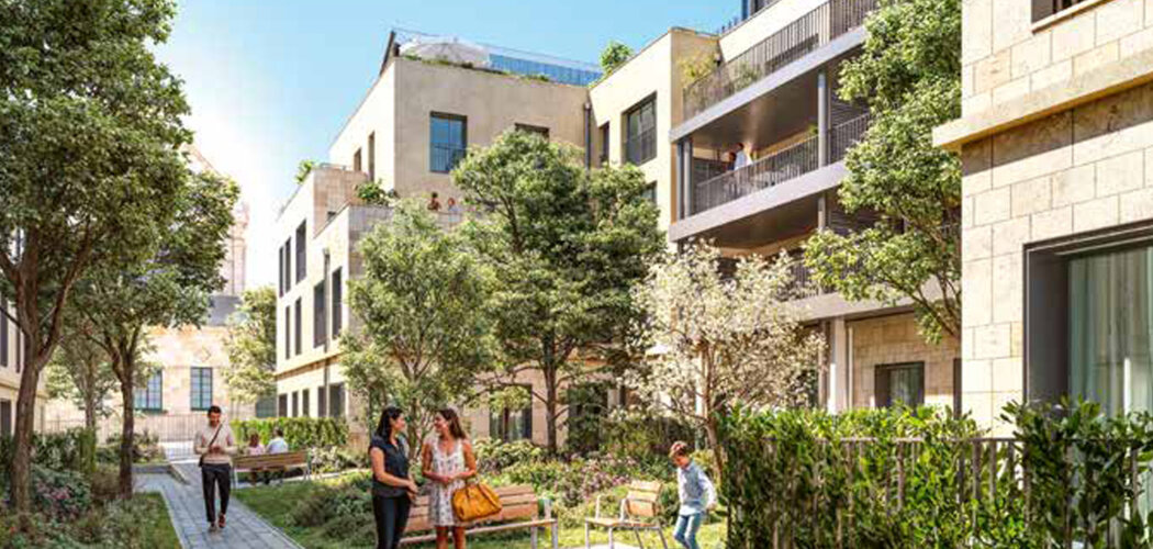 Programme immobilier neuf CLOS SAINT LOUIS - Acte IV : Résidences Ourches - Saint-Germain-en-Laye duplex et triplex avec jardins (78100) - Référence : 17359