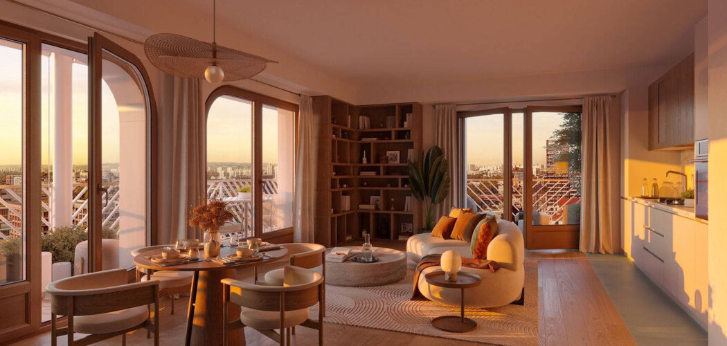 Programme immobilier neuf MUNDO - Saint-Ouen : logements neufs sécurisés et verdoyants proche des transports (93400) - Référence : 15406