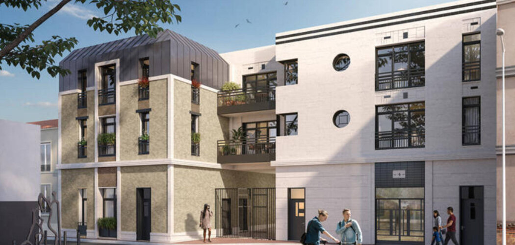 Programme immobilier neuf Élégance 30 - Saint-Ouen quartier Garibaldi à 7 min du métro 13 (93400) - Référence : 17376
