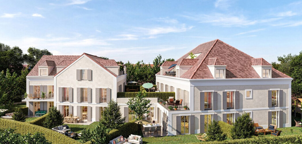 Programme immobilier neuf les Villas Delaporte - Saint-Prix logements avec extérieur près de la forêt de Montmorency (95390) - Référence : 17700