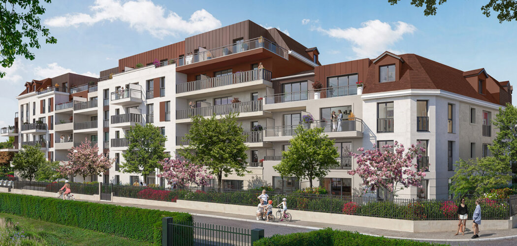 Programme immobilier neuf Carré des Arts - Sartrouville appartements avec extérieurs aux portes de Paris (78500) - Référence : 17435