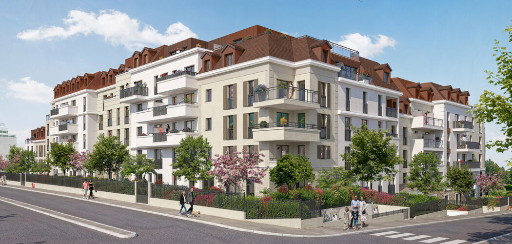 Programme immobilier neuf Carré des Arts - Sartrouville appartements avec extérieurs aux portes de Paris (78500) - Référence : 17435
