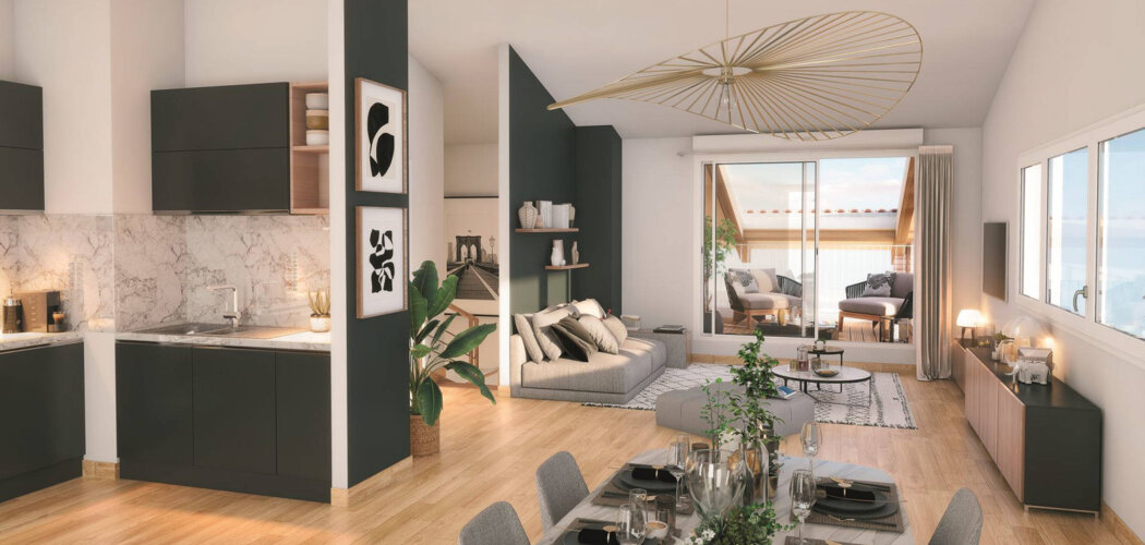 Programme immobilier neuf IMPULSION - Sartrouville appartements neufs avec jardins privatifs (78500) - Référence : 18272