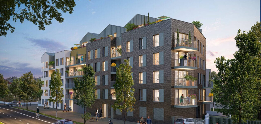 Programme immobilier neuf Les Terrasses du Parc - Stains : Résidence T2–T4 avec cadre naturel et confort optimisé proche des commodités (93240) - Référence : 14463