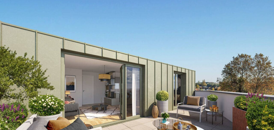 Programme immobilier neuf Les Terrasses du Parc - Stains : Résidence T2–T4 avec cadre naturel et confort optimisé proche des commodités (93240) - Référence : 14463