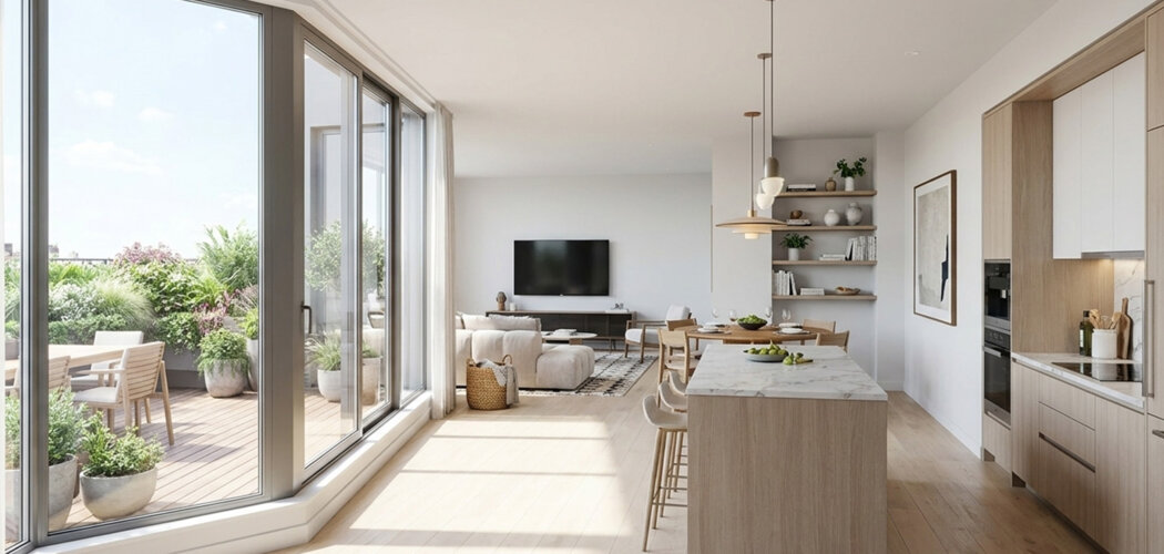 Programme immobilier neuf L Ecrin - Vaires-sur-Marne logements du 2 au 4 pièces près du RER E (77360) - Référence : 17717