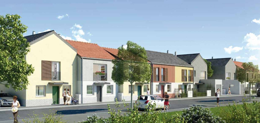 Programme immobilier neuf CÔTÉ JARDIN, CÔTÉ TERRASSE - MAISONS - Villecresnes écoquartier du Bois d’Auteuil proche centre (94440) - Référence : 12465