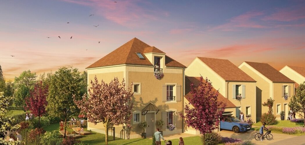 Programme immobilier neuf Les Jardins de Villevaudé - Villevaudé : logements neufs T4–T5 proche des commodités (77410) - Référence : 15924