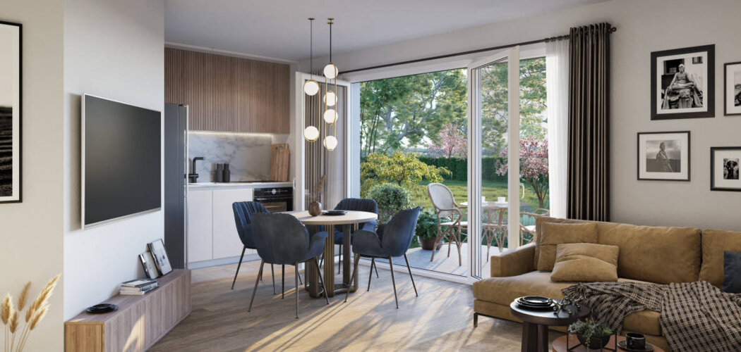 Programme immobilier neuf Harmonia - Villiers-le-Bel : Résidence studio–T4 avec cadre urbain et confort sécurisé proche des transports (95400) - Référence : 12180