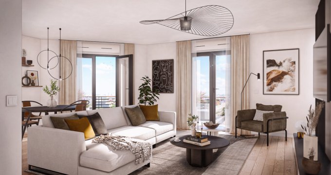 Achat / Vente immobilier neuf Champigny-sur-Marne à 350m de la future ligne 15 Paris Express (94500) - Réf. 9014