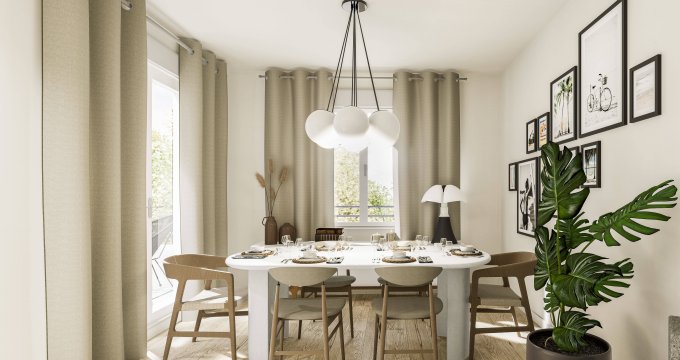 Achat / Vente immobilier neuf Gentilly à 100m de la nouvelle station M14 (94250) - Réf. 12841
