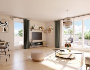 Achat / Vente immobilier neuf Melun écoquartier Woodi à 4 min à pied du TZen 2 (77000) - Réf. 12486