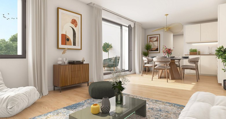 Achat / Vente immobilier neuf Aubervilliers à 350m de la gare RER B (93300) - Réf. 13467