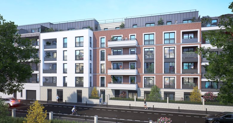 Achat / Vente immobilier neuf Aulnay-sous-Bois à 15 min à pied de la gare RER B (93600) - Réf. 12626