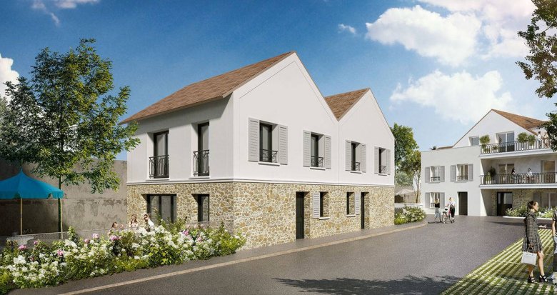 Achat / Vente immobilier neuf Ballancourt-sur-Essonne à deux pas du RER D (91610) - Réf. 12671