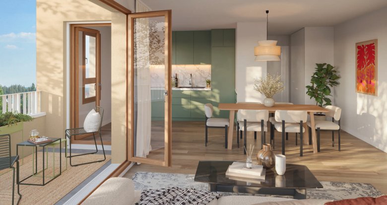 Achat / Vente immobilier neuf Bussy-Saint-Georges écoquartier du Sycomore proche RER A (77600) - Réf. 13403