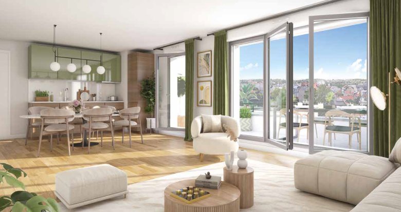 Achat / Vente immobilier neuf Champigny-sur-Marne à 11 min en bus du RER A (94500) - Réf. 12803