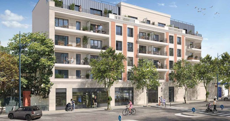 Achat / Vente immobilier neuf Champigny-sur-Marne à 11 min en bus du RER A (94500) - Réf. 12803