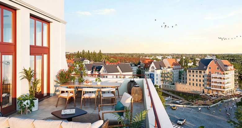 Achat / Vente immobilier neuf Cormeilles-en-Parisis proche Transilien ligne J et RER A (95240) - Réf. 12826