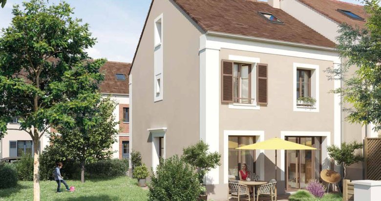 Achat / Vente immobilier neuf Crespières campagne à 30 km de la Porte d’Auteuil (78121) - Réf. 12531