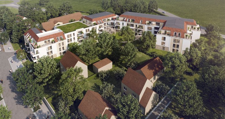 Achat / Vente immobilier neuf Ecquevilly à 15min en voiture de la gare Transilien J (78920) - Réf. 12896