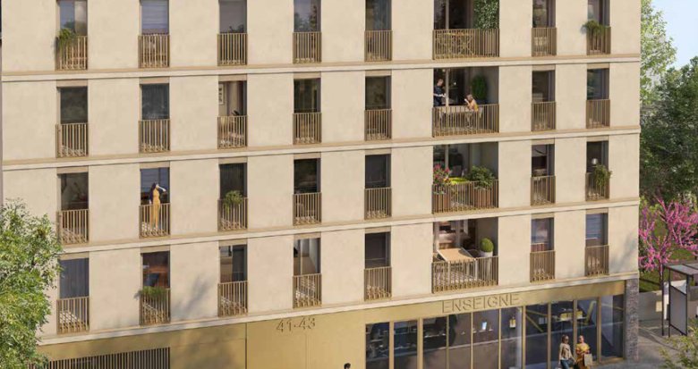Achat / Vente immobilier neuf Gentilly proche centre et transports Métro 14 et RER B (94250) - Réf. 13239