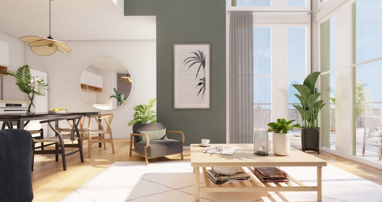 Achat / Vente immobilier neuf Le Blanc-Mesnil au coeur du nouveau quartier de La Molette (93150) - Réf. 13476
