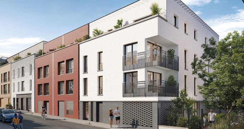 Achat / Vente immobilier neuf Le Pré-Saint-Gervais à 16 min du métro 5 (93310) - Réf. 12979