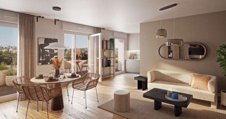 Achat / Vente immobilier neuf L'Haÿ-les-Roses au pied de la gare métro 14 (94240) - Réf. 12945