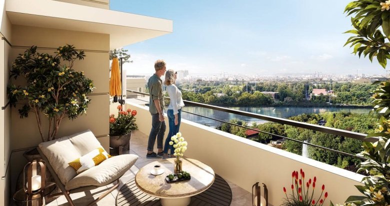 Achat / Vente immobilier neuf Mantes-la-Jolie face à la Seine (78200) - Réf. 12515