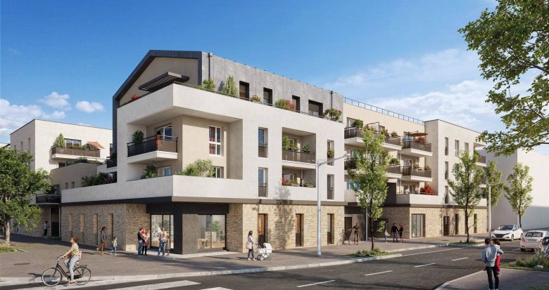Achat / Vente immobilier neuf Melun écoquartier Woodi à 4 min à pied du TZen 2 (77000) - Réf. 12486