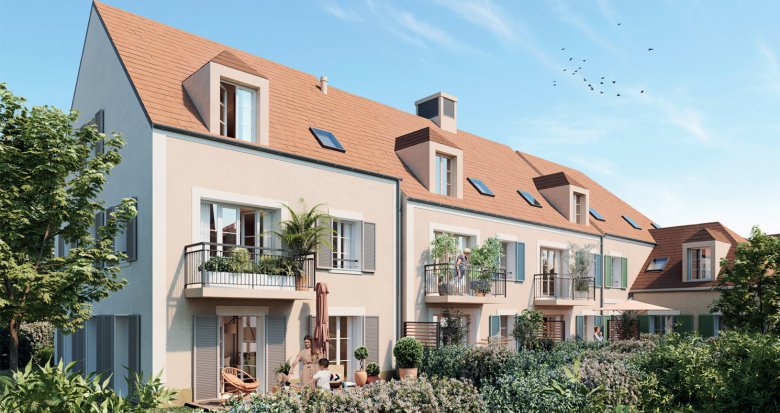 Achat / Vente immobilier neuf Taverny centre-ville à 8 min à pied du Transilien H (95150) - Réf. 12530