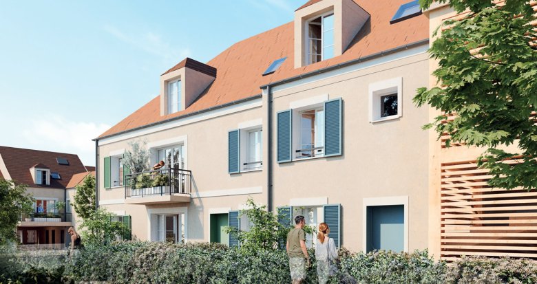Achat / Vente immobilier neuf Taverny centre-ville à 8 min à pied du Transilien H (95150) - Réf. 12530