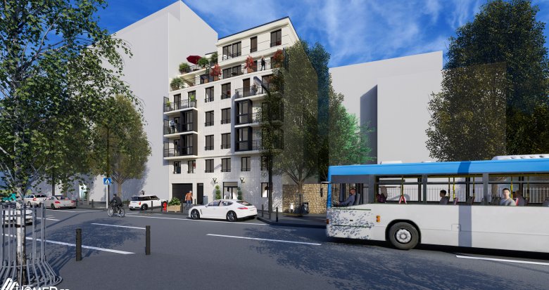 Achat / Vente immobilier neuf Villejuif à 6 min à pied du métro 7 (94800) - Réf. 12621