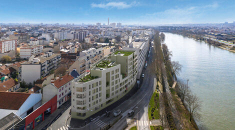 Programme immobilier neuf HORIZON SEINE - Alfortville : Résidence studio–T5 avec cadre résidentiel et confort optimisé proche des transports (94140) - Référence : 14505