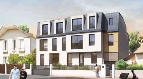 Programme immobilier neuf La Marquette - Antony : Résidence studio–T4 avec cadre pavillonnaire et confort optimisé proche des transports (92160) - Référence : 14413