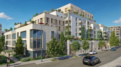 Programme immobilier neuf Les Portes de Seine - Asnières-sur-Seine adresse neuve proche Seine et RER C (92600) - Référence : 17264