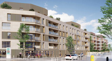 Programme immobilier neuf Le Clos des Vertus - Aubervilliers à deux pas du Canal de Saint-Denis (93300) - Référence : 16614