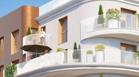 Programme immobilier neuf Icone (93) - Aubervilliers cadre de vie connecté proche métros M7 et M12 (93300) - Référence : 17010