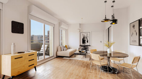 Programme immobilier neuf LES ATELIERS 63 - Aubervilliers : logements neufs écoresponsables dans une ancienne manufacture (93300) - Référence : 14859