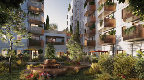 Programme immobilier neuf Infinity - Aubervilliers, logements neufs et espaces verts près des transports (93300) - Référence : 15936