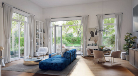 Programme immobilier neuf JARDINS DU LANDY - Aubervilliers : logements neufs sécurisés et verdoyants proche des commodités (93300) - Référence : 15559