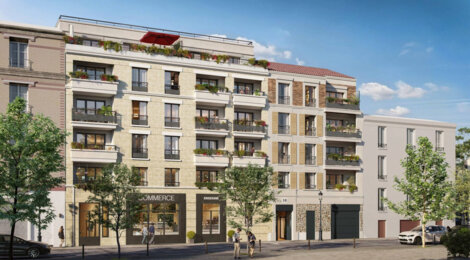 Programme immobilier neuf JARDINS DU LANDY - Aubervilliers : logements neufs sécurisés et verdoyants proche des commodités (93300) - Référence : 15559