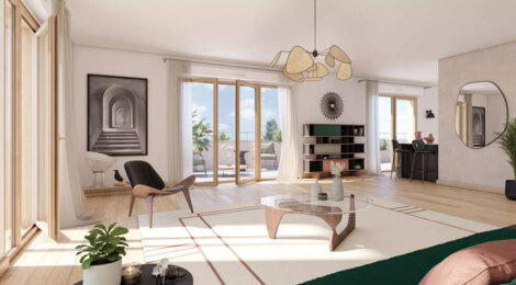 Programme immobilier neuf LES TERRASSES CLAUDEL - LES TERRASSES CLAUDEL - TR1 Collectifs Libre -  Aubervilliers : logements neufs sécurisés et verdoyants proche des transports (93300) - Référence : 15400