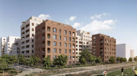 Programme immobilier neuf LES TERRASSES CLAUDEL - LES TERRASSES CLAUDEL - TR1 Collectifs Libre -  Aubervilliers : logements neufs sécurisés et verdoyants proche des transports (93300) - Référence : 15400