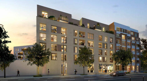 Programme immobilier neuf 54 République - Aubervilliers : Résidence studio–T4 avec cadre urbain et confort optimisé proche des commodités (93300) - Référence : 14464