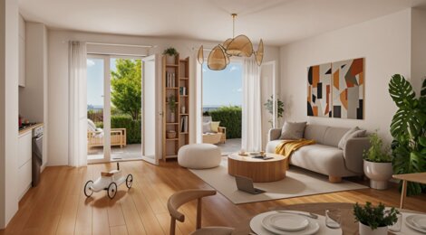 Programme immobilier neuf LE FLOREAL - Aulnay-sous-Bois proche centre-ville et gare RER B et Transilien K (93600) - Référence : 16535